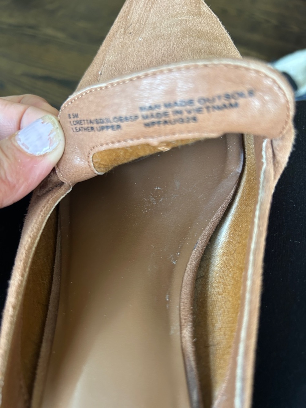 Splendid Pointed-Toe Suede Slip-On Mules in Tan - Picture 4 of 4